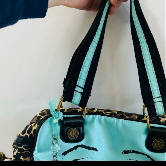 🌠FIRM🌠⭐RARE⭐MARILYN MONROE DIAMOND GIRL BETSEY JOHNSON SATCHEL - Picture 7 of 10